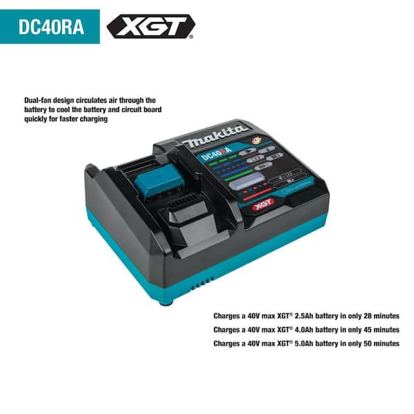 40V max XGT 4.0Ah Battery and Charger Starter Pack, BL4040, DC40RA (4.0Ah)