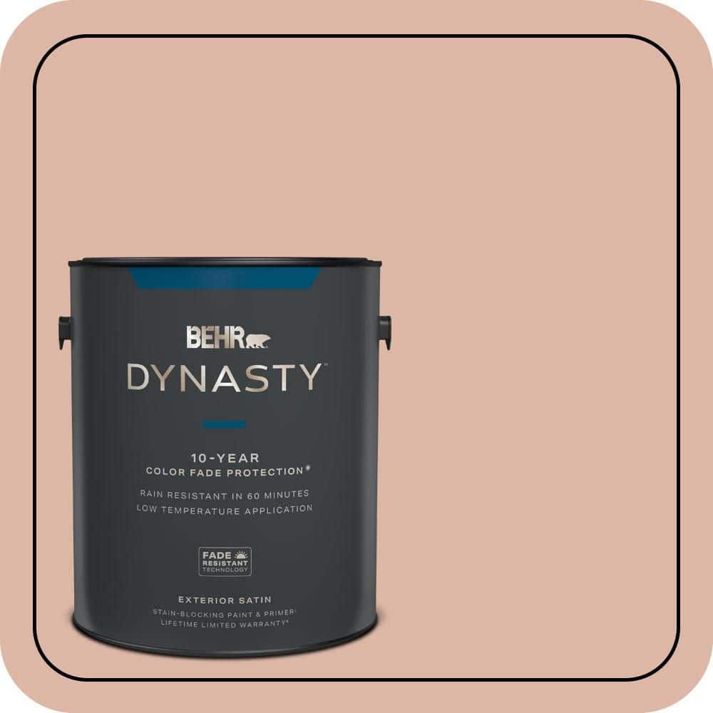 1 gal. #220E-3 Melted Ice Cream Satin Enamel Exterior Stain-Blocking Paint & Primer price history on PriceWatchPro