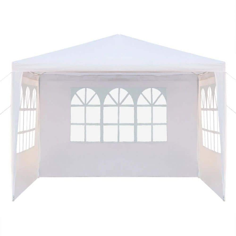 10 ft. x 10 ft. Three Sides Waterproof Tent with Spiral Tubes for Garden, Yard price history on PriceWatchPro