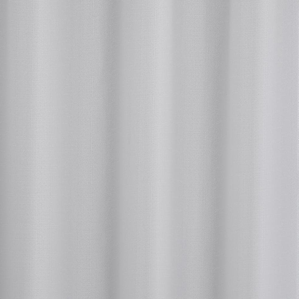 Winter White Linen-Look Light Filtering Grommet Valance