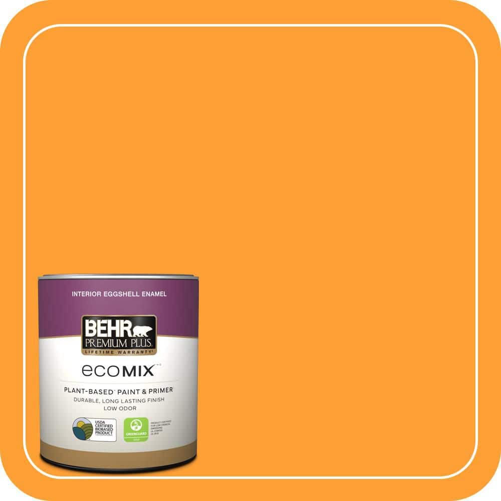 1 qt. #P250-7 Blazing Bonfire Eggshell Enamel EcoMix Plant-Based Interior Paint & Primer price history on PriceWatchPro