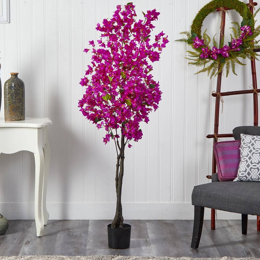 6 ft. Purple Bougainvillea Artificial Tree price history on PriceWatchPro
