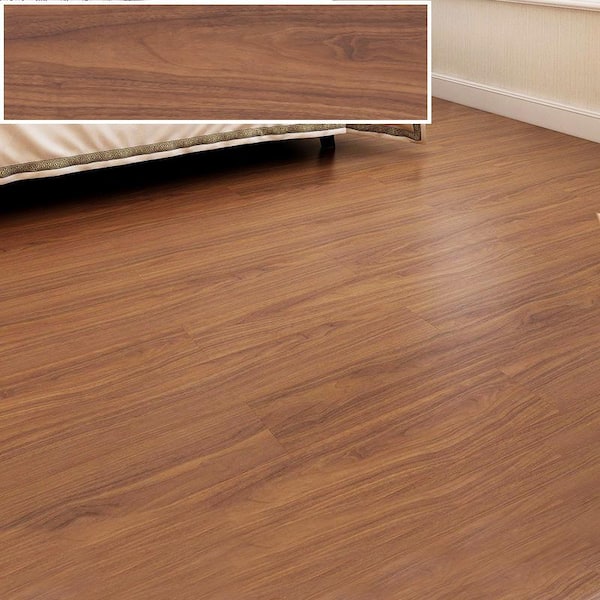 Gray 12 mil x 5.9 in. W x 35.9 in. L Water Protection Peel and Stick Vinyl Floor Tile Flooring 10 pack (15 sq. ft./Case)
