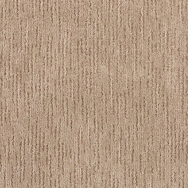 Home Decorators Collection Smooth Summer Velvet Drift Beige 37 oz Polyester Pattern Installed Carpet