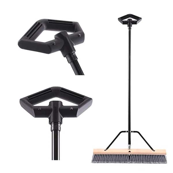 Easy Back 24 in. Outdoor Ergonomic Push Broom