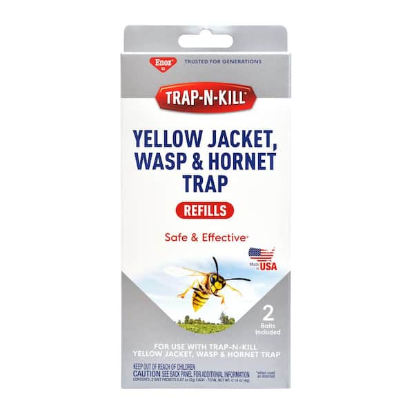 Hornet Bees Catcher Killer Outdoor Reusable Plastic Insets Traps Hanging for Yard and Lawn 4 Pack Wasp Trap Yellow Jacket Traps 