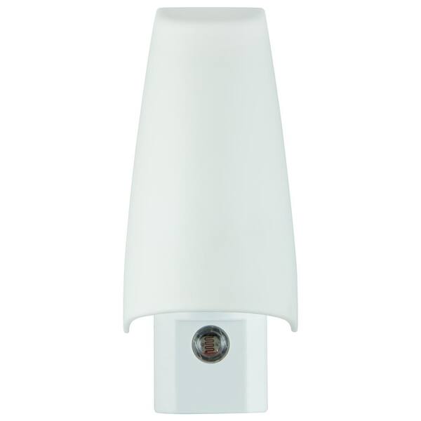GE Incandescent Night Light with White Shade
