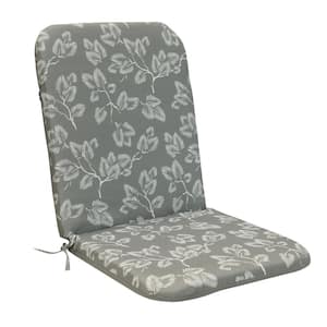 22 in. x 44 in. Sunny Citrus Outdoor Cushion High Back in Grey - Includes 1-High Back Cushion