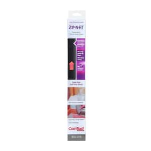 Zip-N-Fit 18 in. x 4 ft. Black Perforated Solid Grip Non-Adhesive Drawer and Shelf Liner (6 rolls)