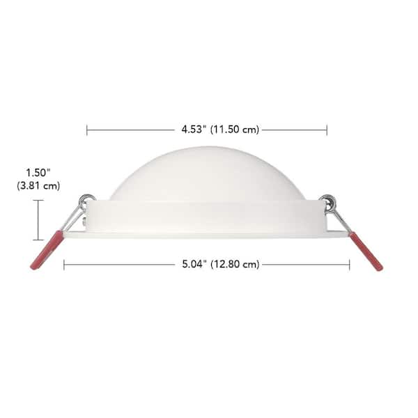 Elite Series 4 in. LED DuoBright, 3-Level Lumen Select, Ultra Directional Canless Recessed Light, Adjustable CCT