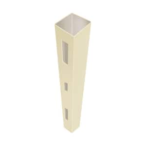 5 in. x 5 in. x 9 ft. Sand Vinyl Fence End/Gate Post