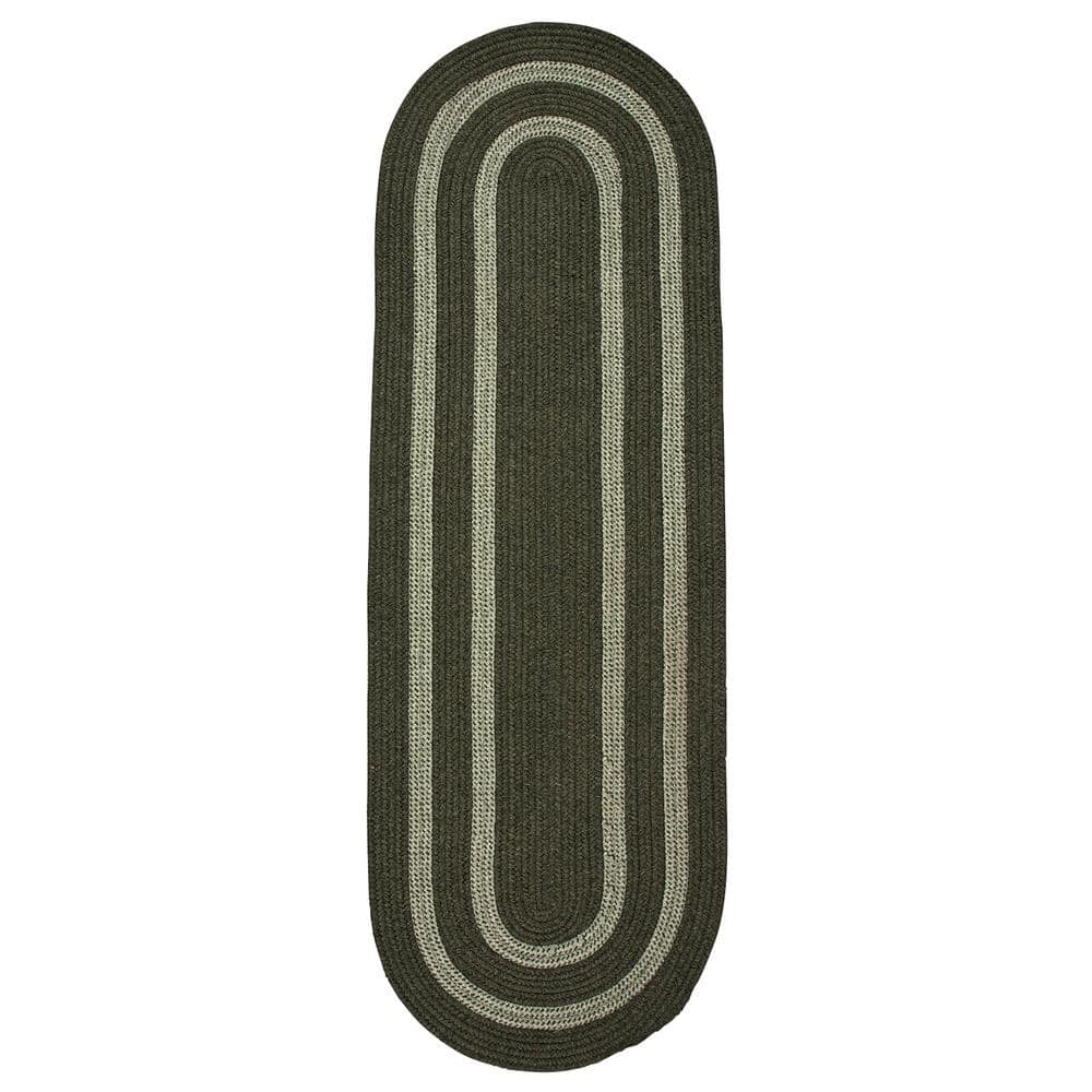 Home Decorators Collection Paige Olive, Braided Rug Runner