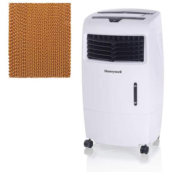 Honeywell 500 CFM Indoor Portable Evaporative Air Cooler in White w/ Remote Control , Energy Efficient, up to 300 Sq.ft