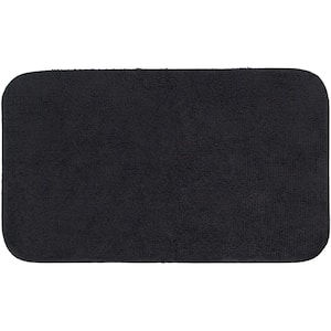 Legacy Black 24 in. x 40 in. Nylon Machine Washable Bath Mat