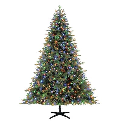 7.5 ft Mcclain Norway Spruce LED Pre-Lit Tree with 900 SureBright Color Changing Lights