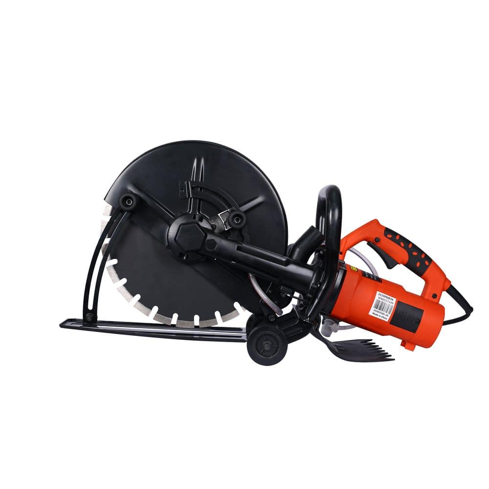14 in. Electric Cut Off Saw Wet/Dry Concrete Saw Cutter Guide Roller with Water Line Attachment price history on PriceWatchPro