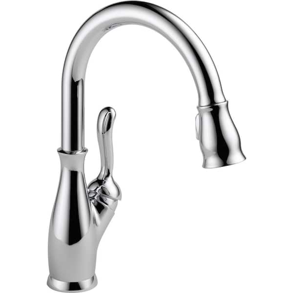 Leland Single-Handle Pull-Down Sprayer Kitchen Faucet with ShieldSpray and Magna 