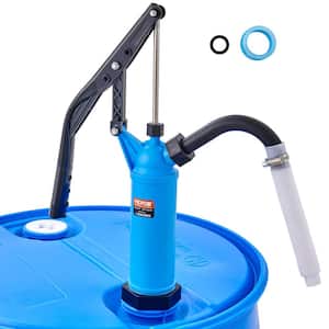 5 gal. - 55 gal. Drum Pump Lever-Action Barrel Pump with 3-Section Suction Tube Assembly and Hose