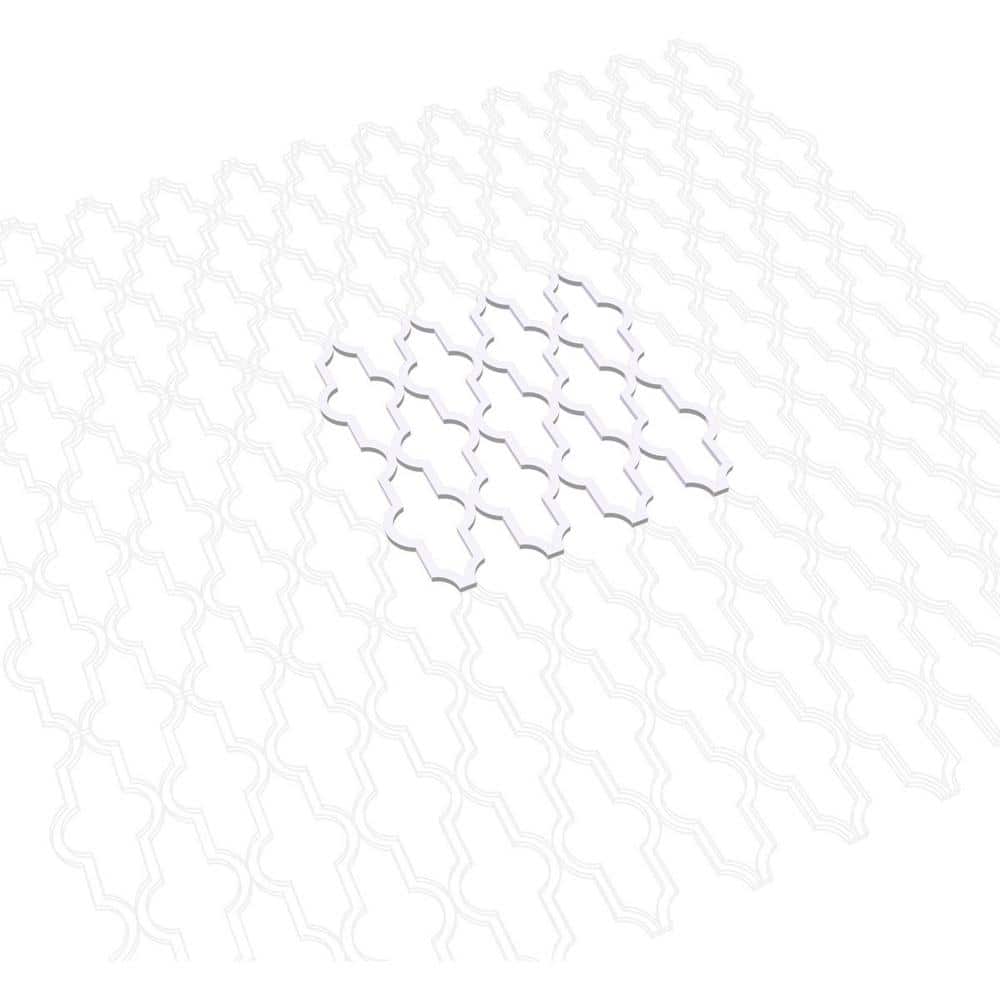 Medium Gray PVC Decorative Fretwork Wall Panels