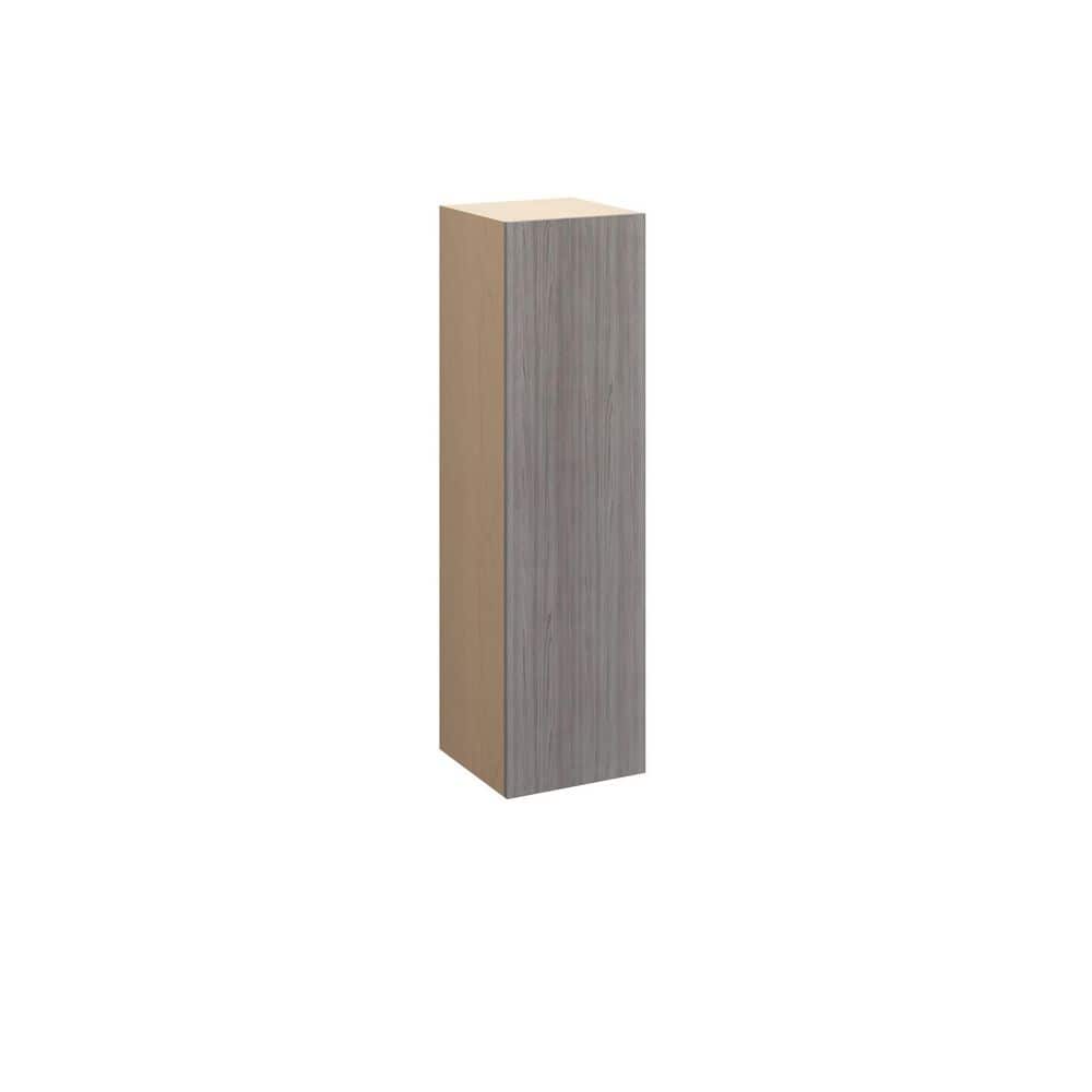 Saratoga Slab 15 in. W x 42 in. H x 12 in. D in Greywood Plywood Assembled 
