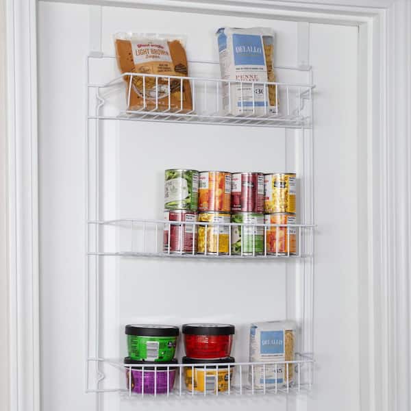 Overdoor Storage Basket Rack