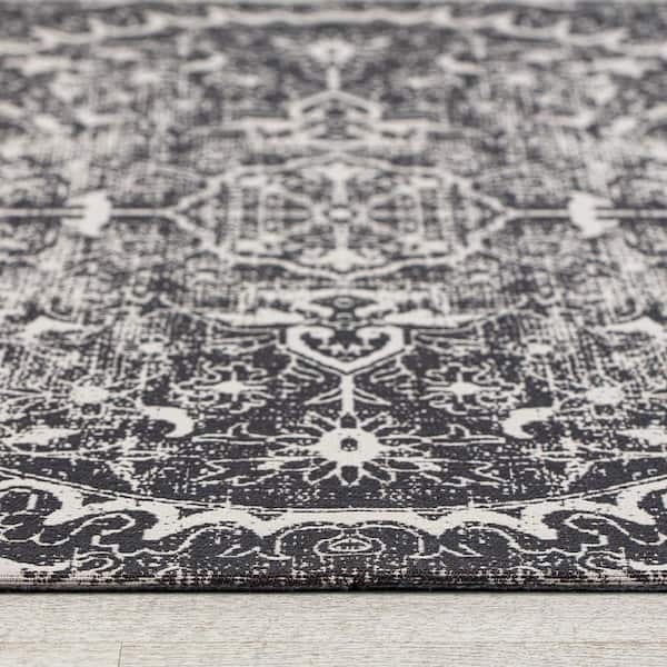 La Cienega Multi-Colored 54 in. x 40 in. Polyester Chair Mat