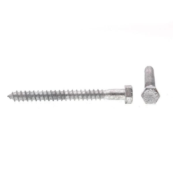 Lag Bolt Screw Hot Dipped Galvanized A307 Alloy Steel 3/8 x 1-3/4" Qty 25 