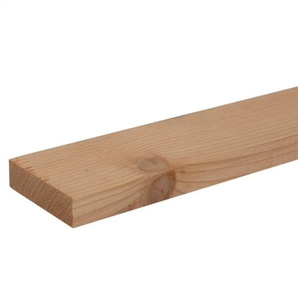 Builders Choice 5/4 in. x 4 in. x 8 ft. Select Tight Knot Green Cedar Board