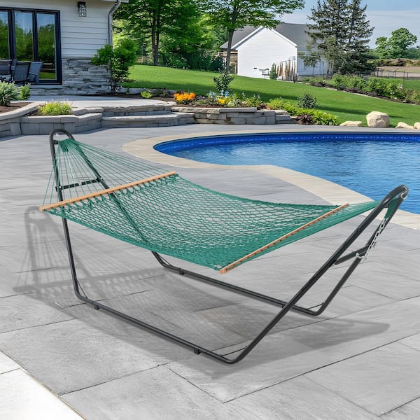 Lazy Daze Hammocks 141 x 57 in. Hand Woven Cotton Hammock, 12 ft