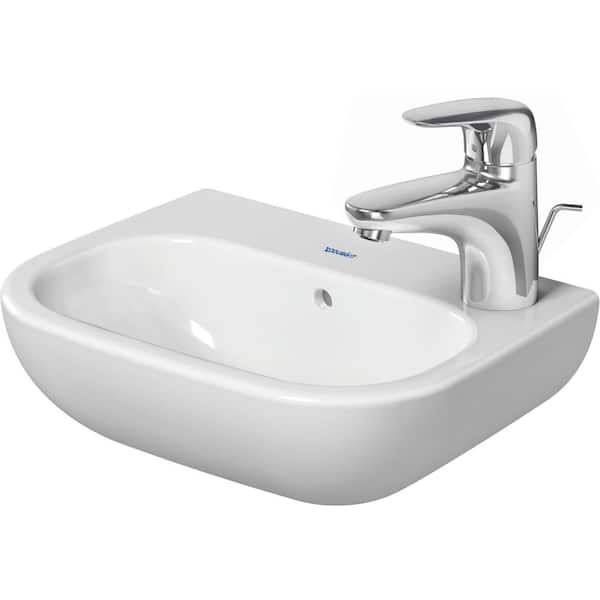 Duravit 14.13 in. Ceramic Oval Vessel Sink in White