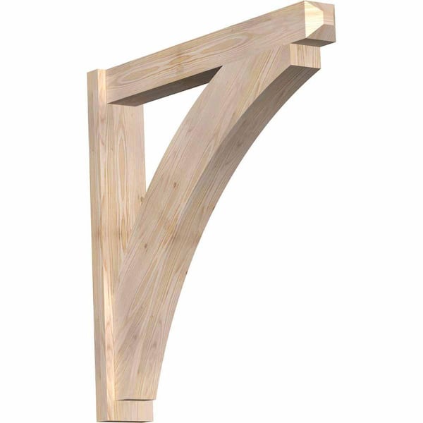 Ekena Millwork 6 in. x 36 in. x 36 in. Thorton Craftsman Smooth Douglas Fir Outlooker