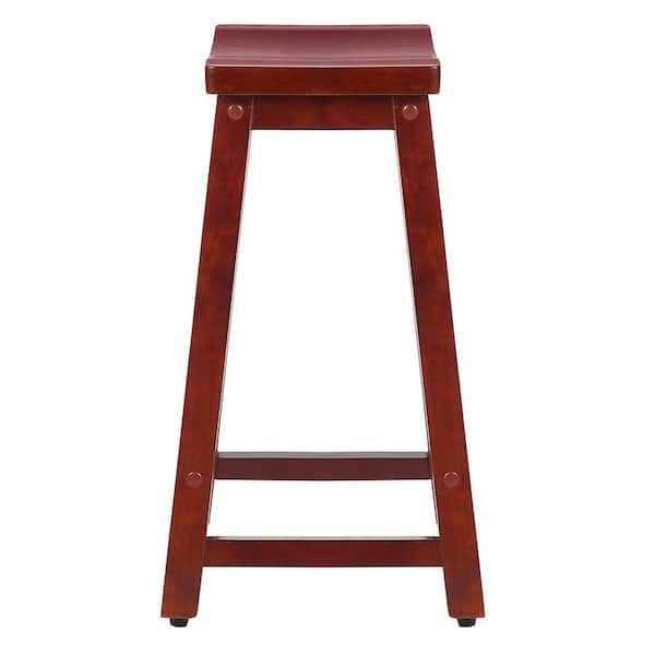 Cherry Solid Wood Counter Height, How To Stain Wood Bar Stools
