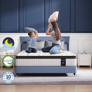 Serleep Twin XL Medium Hybrid 12 in. Bed-in-a-Box Mattress