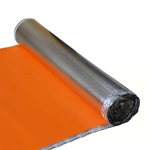 108 sq.ft. Rolls 43 x in. W 30 x ft. L x 79 mil 2 mm mm T Moisture Protection Silent Insulation Underlayment for Tile