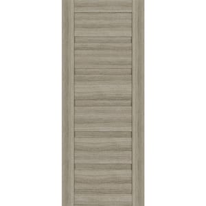 Louver 36 in. x 95.25 in. No Bore Solid Core Shambor Wood Composite Interior Door Slab