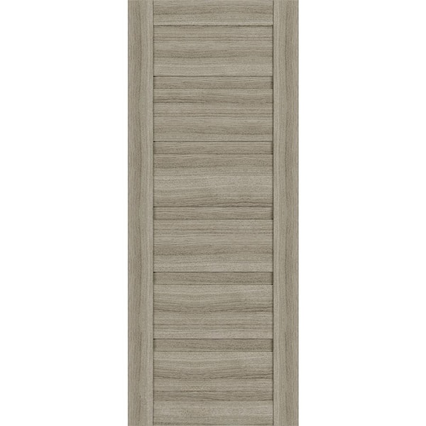 Belldinni Louver 36 in. x 95.25 in. No Bore Solid Core Shambor Wood Composite Interior Door Slab