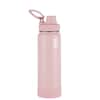 Takeya Actives 24 oz. Blush Insulated Stainless Steel Water Bottle with Spout Lid 51054