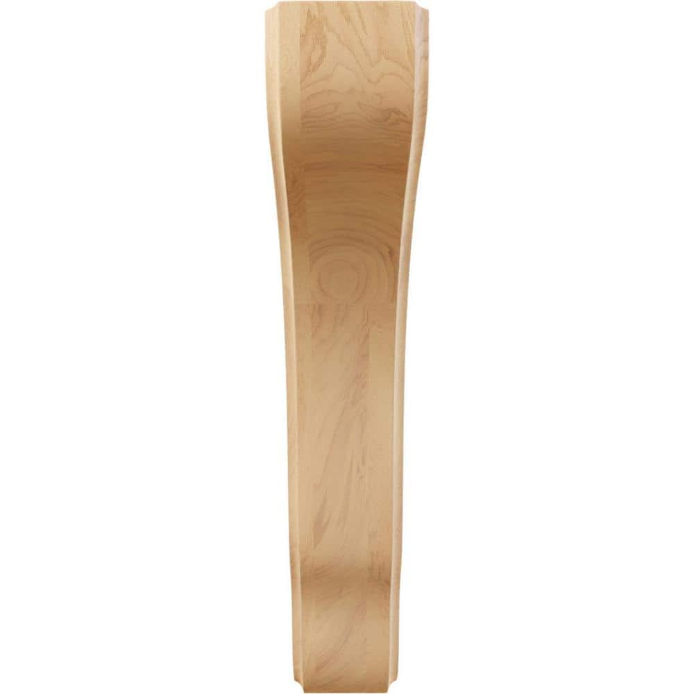 Red Oak Hand-Carved Decorative Wood Corbel Bracket