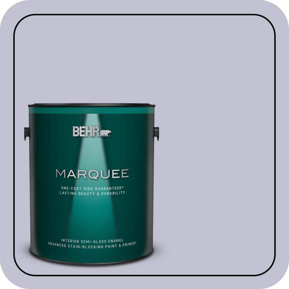 1 gal. #S550-2 Powder Lilac Semi-Gloss Enamel Interior Paint & Primer price history on PriceWatchPro