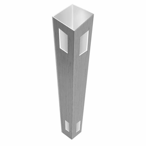 Bryce 5 in. x 5 in. x 9 ft. Coastal Cedar Vinyl Fence Corner Post
