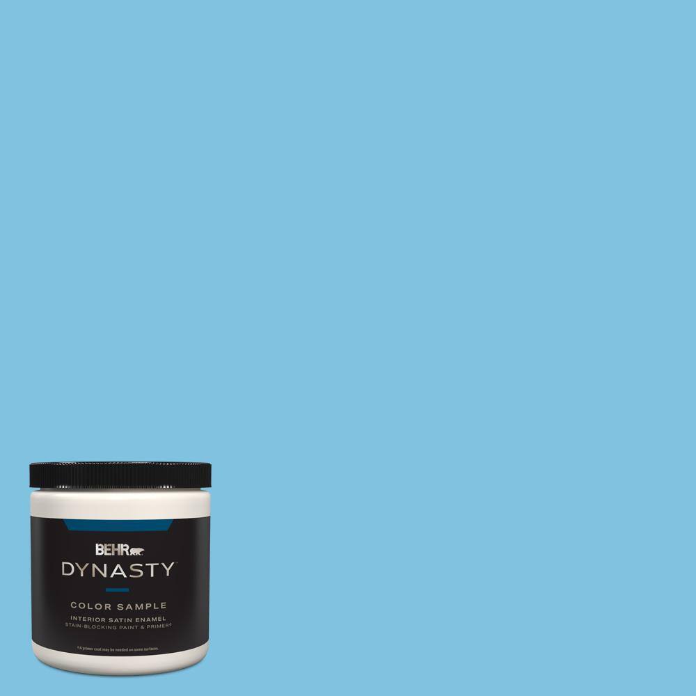 BEHR DYNASTY 8 oz. 540B4 Horizon Haze Satin Enamel StainBlocking