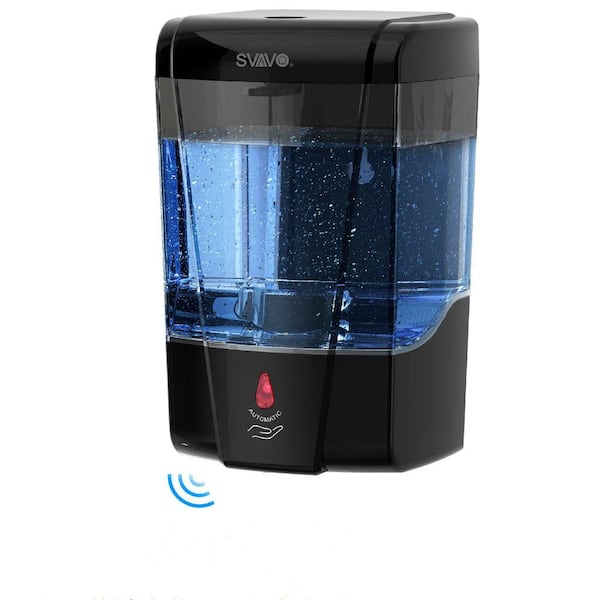 PRIMEPLUS Wall Mount Touchless Sensor Automatic Black Soap Dispenser Lotion Dispenser