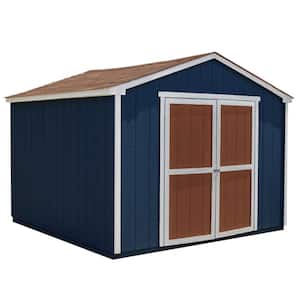 Handy Home Products Do It Yourself Princeton 10 Ft X 10 Ft Wood Storage Shed Building 18250 1 The Home Depot