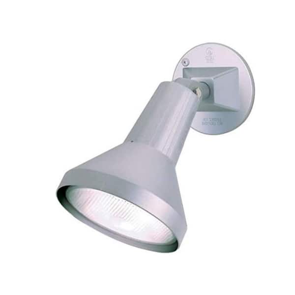 15" Outdoor Security Flood Light 1 Head with Heavy Duty Cast Aluminum Body, 150W PAR38 Weather Proof Grey Finish