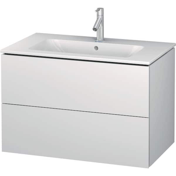 Duravit L-Cube 18.88 in. W x 32.25 in. D x 21.63 in. H Bath Vanity Cabinet without Top in White