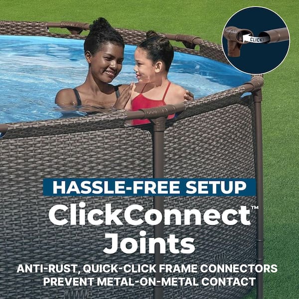 Bestway Power Steel Deluxe Series 14 ft. x 42 in. Round Pool Set