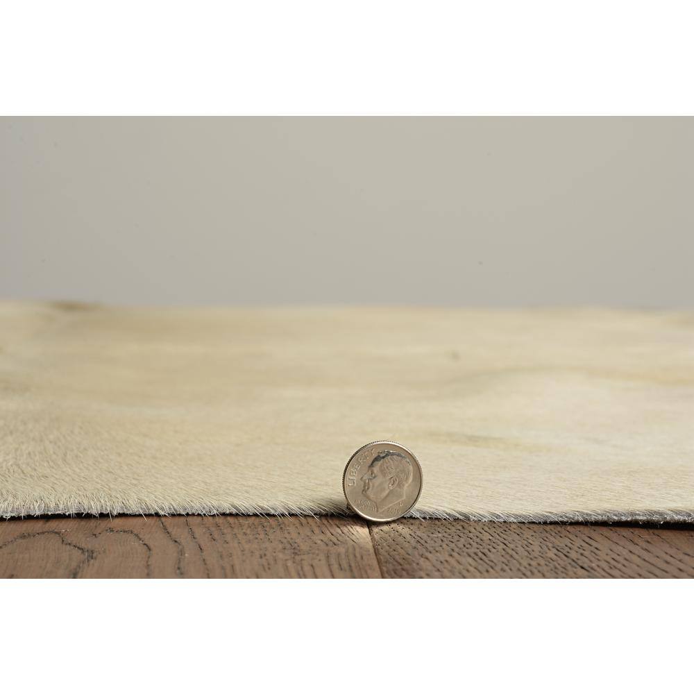 Cowhide Light Brindle 7 ft. x 7 ft. Indoor Area Rug - thumbnail 7