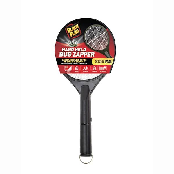 Handheld Bug Zapper Racket Electronic Mosquito Fly Swatter Insects Electric Bat 
