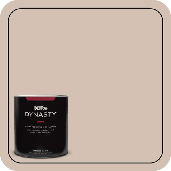 BEHR DYNASTY 1 qt. #QE-11 Autumn Haze Matte Interior Stain-Blocking Paint & Primer