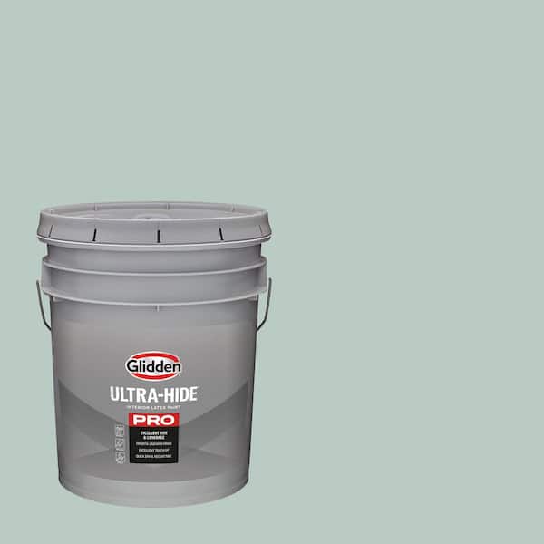 Glidden Ultra-Hide 1 gal. PPG1136-4 Blue Shamrock Semi-Gloss Interior ...